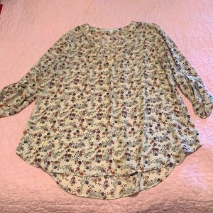 Chaus New York Floral Blouse